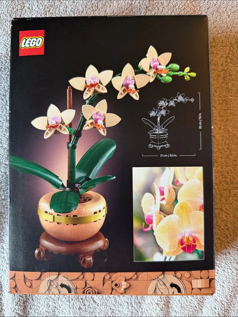 LEGO Mini Orchid Botanical Set - Green and Cream Unopened